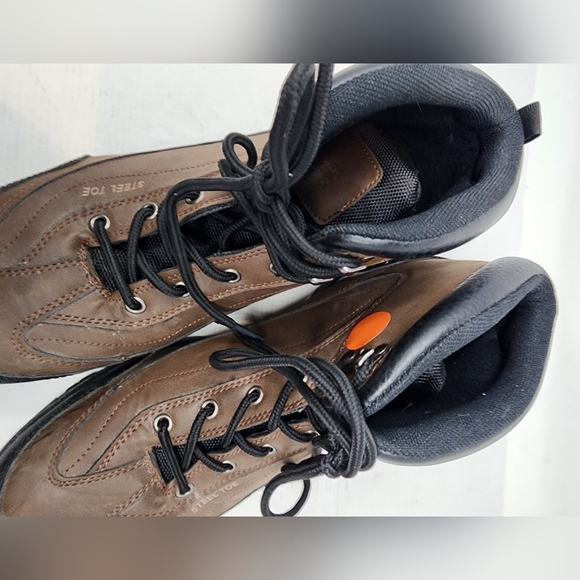 Nevados Evo Men's Steel Toe Work Boots Brown Foundation EV Size 11W - Picture 4 of 13